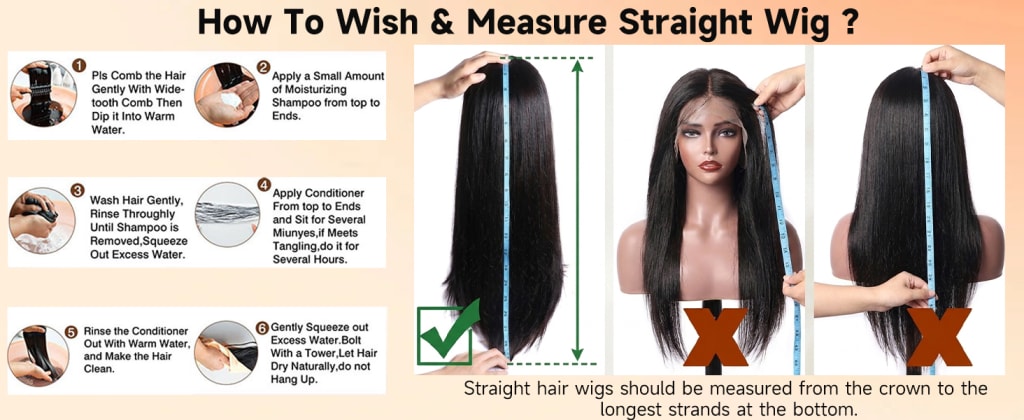 Lace Front Wigs Human Hair 32 Inch 12A Virgin Straight Human Hair Wig 200 Density Soft 13x6 Lace Front Wigs Human Hair Pre Plucked Invisilbe Hairline Glueless HD Frontal Wig Natural Black