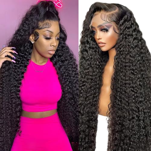 Deep Wave Lace Front Wigs Human Hair #1002