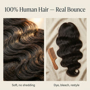 100% human hair body wave curl texture