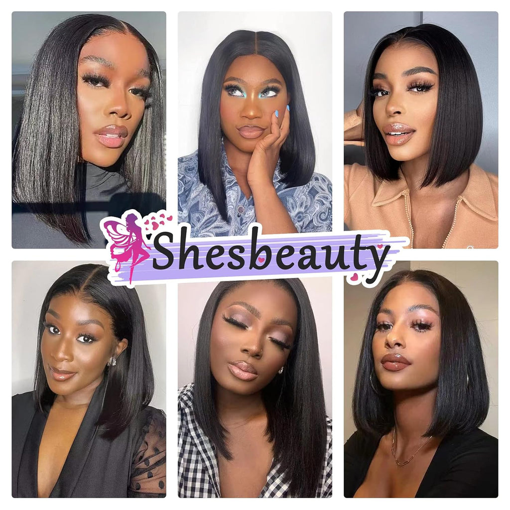 Luxurious Natural Human Hair Bob Wig