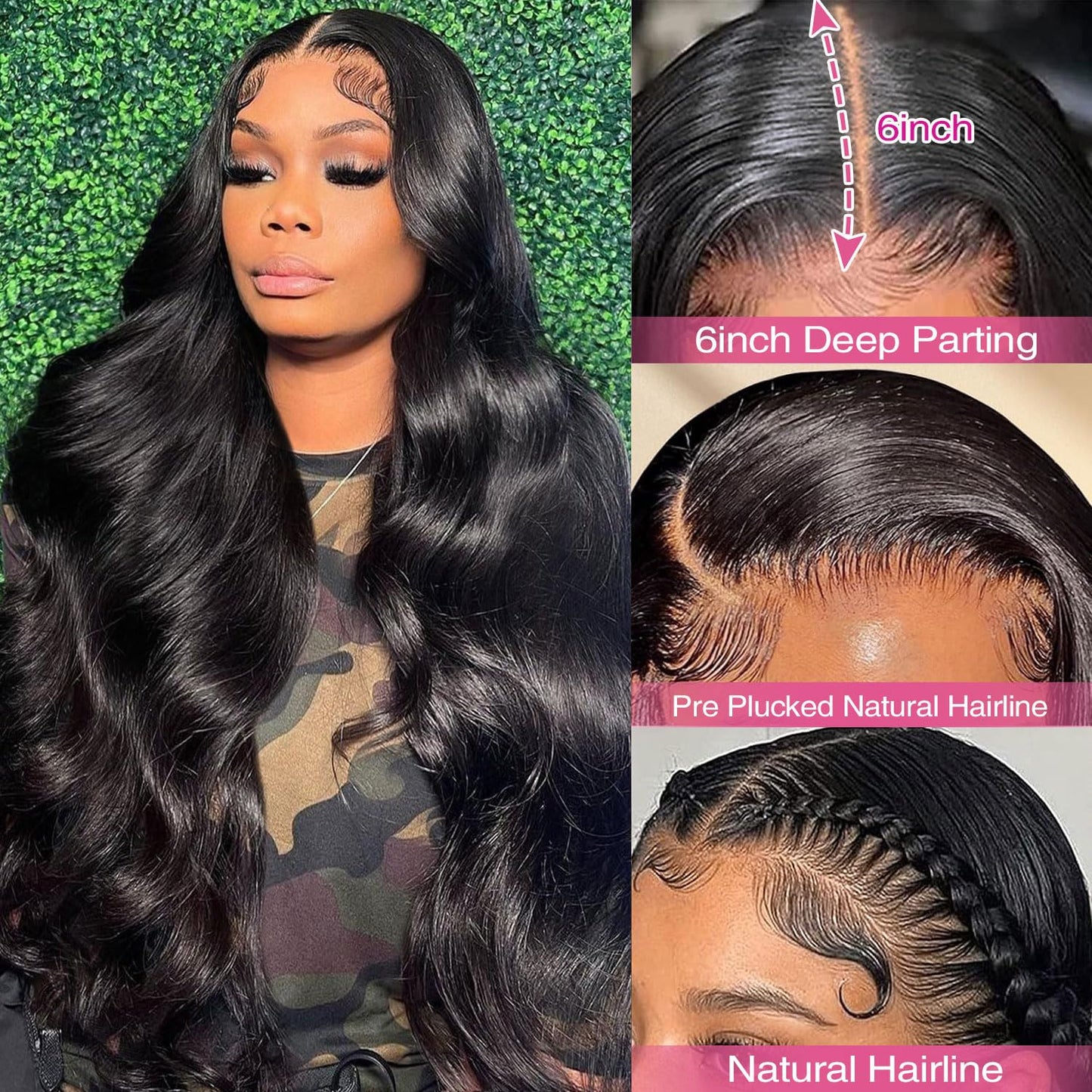Luxurious Body Wave Human Hair Wig