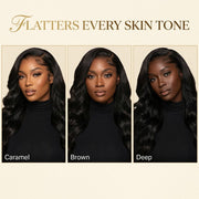 Body wave wig flatters every skin tone