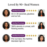 Loved by 90+ real women body wave wig