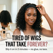 Loved by 90+ real women deep wave headband wig