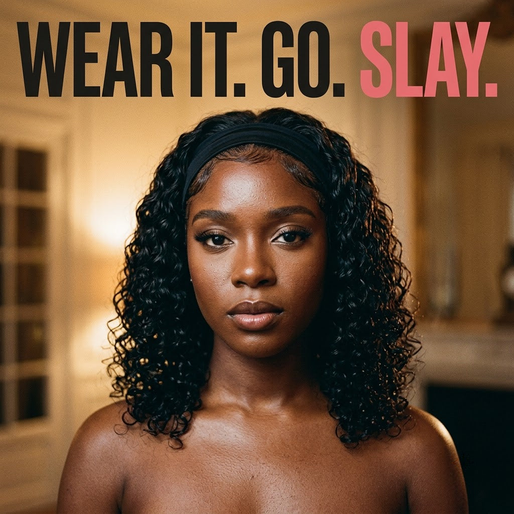 Deep wave headband wig — Wear It Go Slay