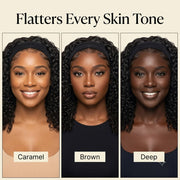 Deep wave headband wig flatters every skin tone