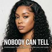 Undetectable 13x6 HD lace hairline deep wave wig