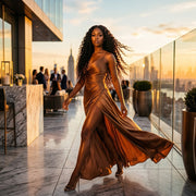 Deep wave wig lifestyle