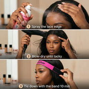 How to melt lace in 3 steps with Dolahair kit