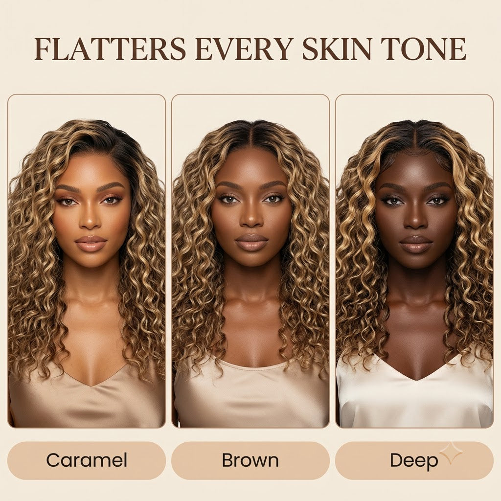 Honey blonde highlights flatter every skin tone