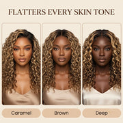 Honey blonde highlights flatter every skin tone