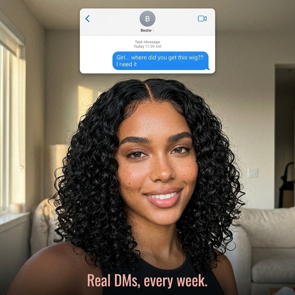 Glueless Curly Bob Wig — HD Lace, Human Hair