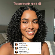 Glueless Curly Bob Wig — HD Lace, Human Hair