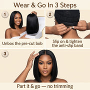 Your wear and go era straight bob wig