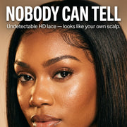 Undetectable HD lace hairline straight bob wig