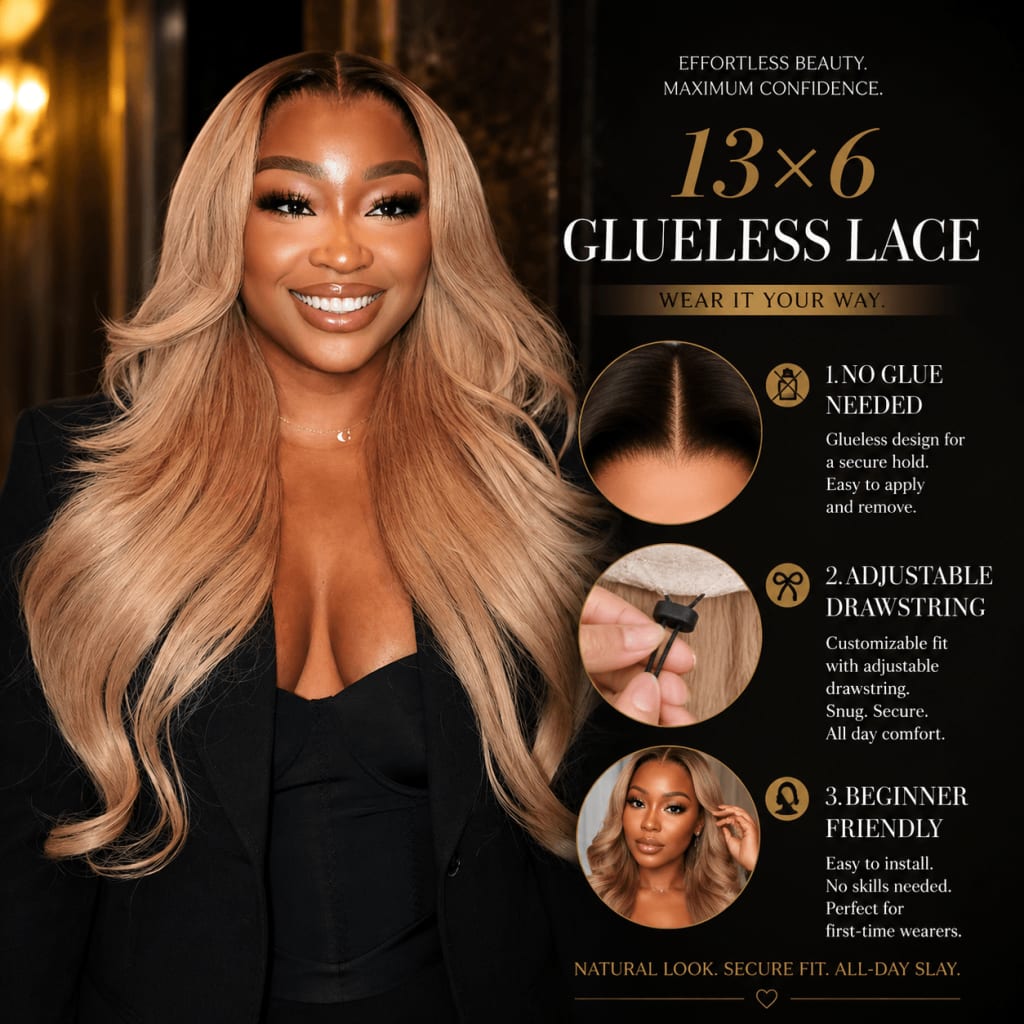 Professional Toned Ombre Ash Blonde Mixed Dirty Blonde Human Hair Wigs Glueless Wigs #1006