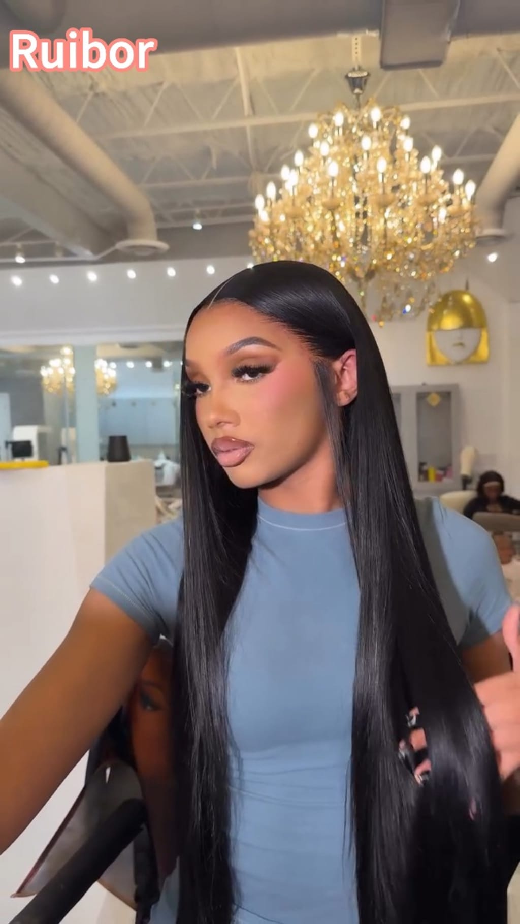 Lace Front Wigs Human Hair 32 Inch 12A Virgin Straight Human Hair Wig 200 Density Soft 13x6 Lace Front Wigs Human Hair Pre Plucked Invisilbe Hairline Glueless HD Frontal Wig Natural Black