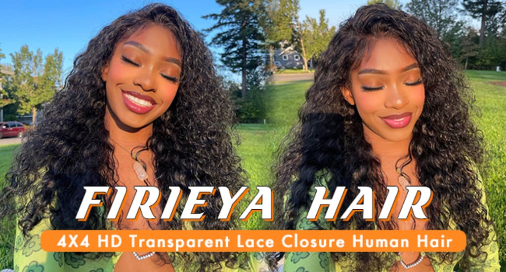 Deep Wave Lace Front Wigs Human Hair 180% Density 18 Inch | 4x4 HD Transparent Lace Closure, Glueless with Baby Hair, Pre Plucked Natural Hairline for Women